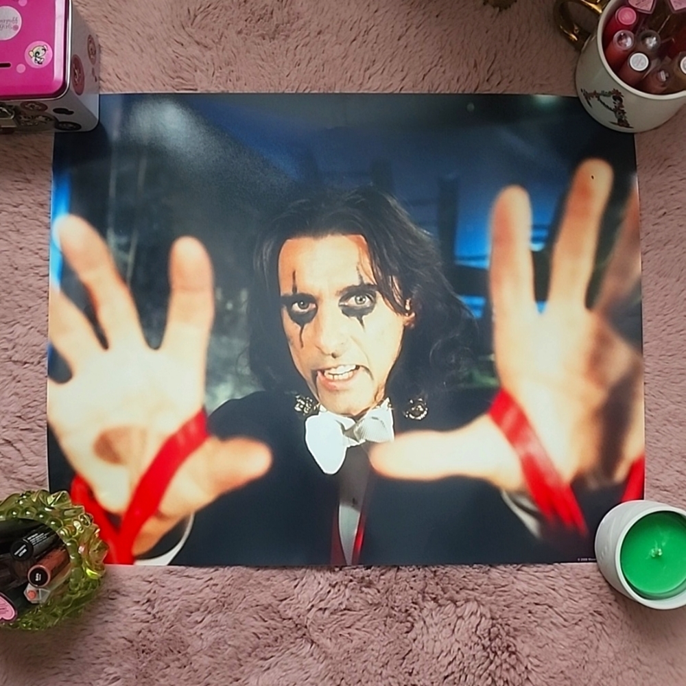 SOLD Alice Cooper Poster 🦇💀